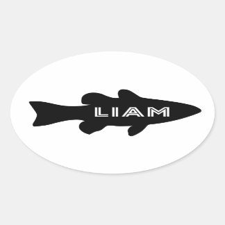 Liam Ovale Sticker