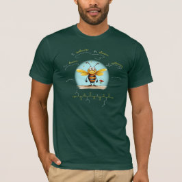LIAM-peptide, Bij-4 met aangepaste tekst, donker T-shirt