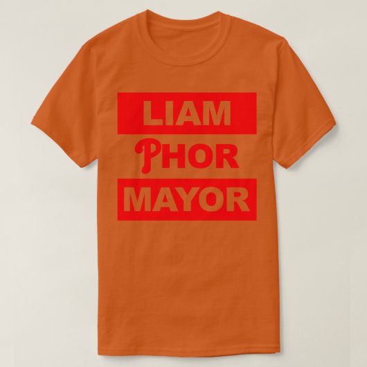 Liam Phor Mayor T-shirt (Design voorkant)