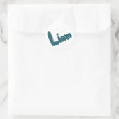 Liam Ronde Sticker (Tas)