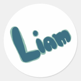 Liam Ronde Sticker