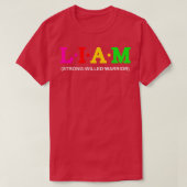 Liam Strongwilled Warrior T-shirt (Design voorkant)