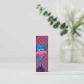 Liam, w/quote, gelukskaarten mini visitekaartje (Staand voorkant)