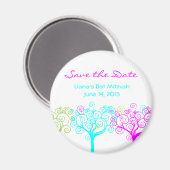Liana Claire Bat Mitzvah Save the Date Magneet (Voorkant / Achterkant)