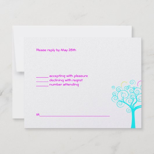 Liana Claire RSVP Briefkaart (Voorkant)