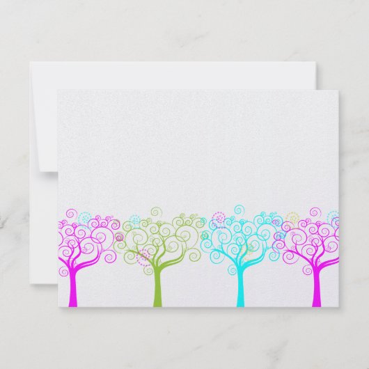 Liana Claire Shimmery Bat Mitzvah Sweet 16 RSVP (Voorkant)