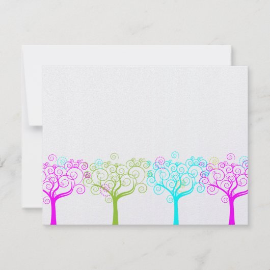 Liana Claire Shimmery Bat Mitzvah Sweet 16 RSVP (Voorkant)