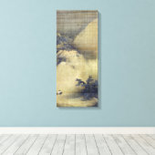 Liang Kai Snowy Scenery Canvas Afdruk (Insitu (Houten vloer))