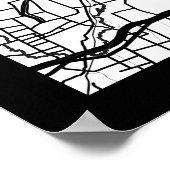 Liaocheng China City Map Poster (Hoek)