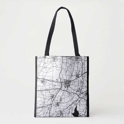 Liaocheng China City Map Tote Bag (Voorkant)