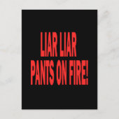 Liar Liar Briefkaart (Voorkant)