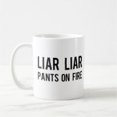 Liar Liar Pants on Fire Koffiemok (Links)