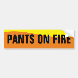 LIAR LIAR PANTS OP BRAND BUMPERSTICKER