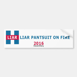LIAR LIAR PANTSUIT OP BRAND BUMPERSTICKER