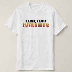 Liar Pantsuit in brand Politics T-shirt