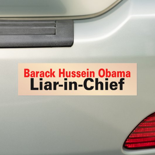 LiarInChief Bumpersticker (Op auto)