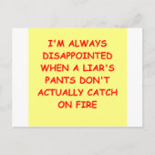 LIARS.png Briefkaart (Voorkant)