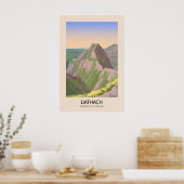 Liathach Munros van Schotland Reisposter Poster (Keuken)