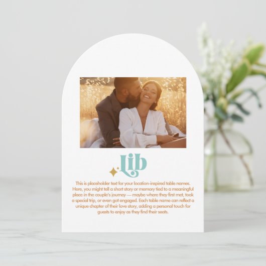 LIB-tabelnummer Kaart (Staand voorkant)