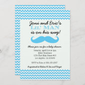 LIBaby shower Man uitnodigingen (Voorkant / Achterkant)