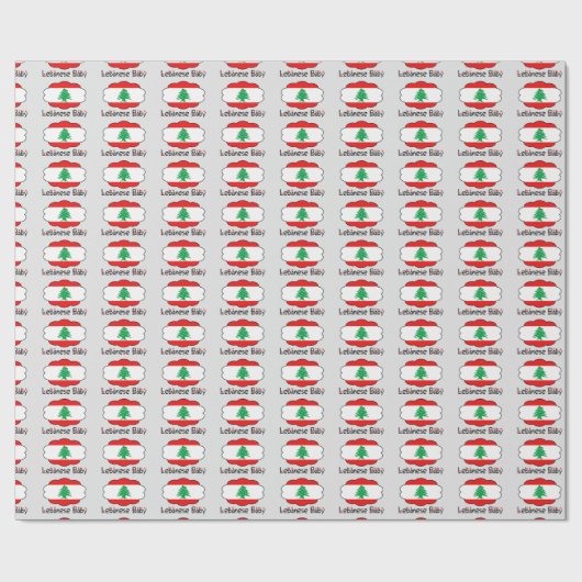 Libanees Baby-overslagpapier Cadeaupapier (Vlak)