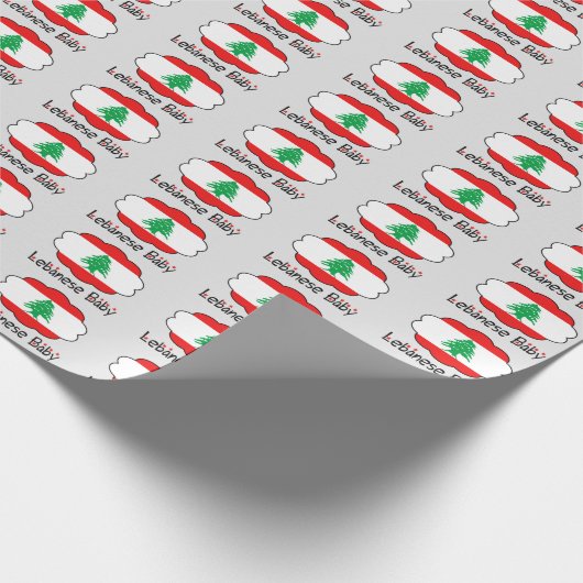 Libanees Baby-overslagpapier Cadeaupapier (Hoek)