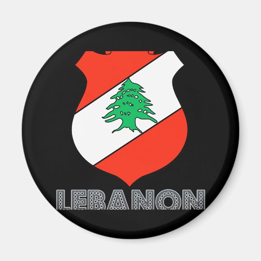 Libanees embleem magneet (Voorkant)