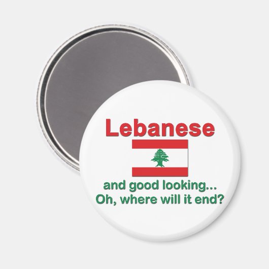 Libanees en goed uitziend magneet (Voorkant / Achterkant)
