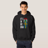 Libanees en Zweeds Mix Dna-erfgoed Hoodie (Voorkant volledig)
