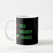Libanees Grappig Libanon Pajama Kerstcadeau 1 Koffiemok (Links)