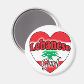 Libanees Meisje Magneet (Voorkant / Achterkant)