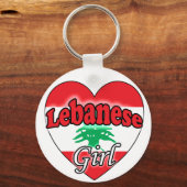 Libanees meisje sleutelhanger (Voorkant)