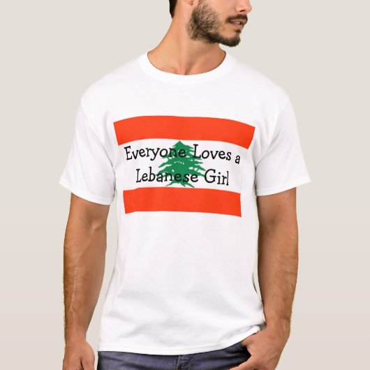Libanees meisje t-shirt (Voorkant)