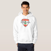Libanees vlagontwerp hoodie (Voorkant volledig)