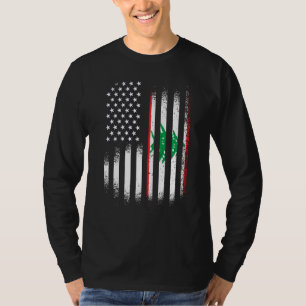 Libanese Amerikaanse erfgoedmaand Libanon Patriot  T-shirt
