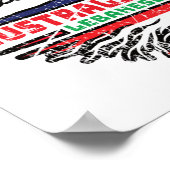 Libanese Australische Australische Australische bo Poster (Hoek)