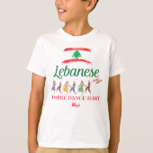 Libanese Dabke Dance Mahrajan T-Shirt (Voorkant)