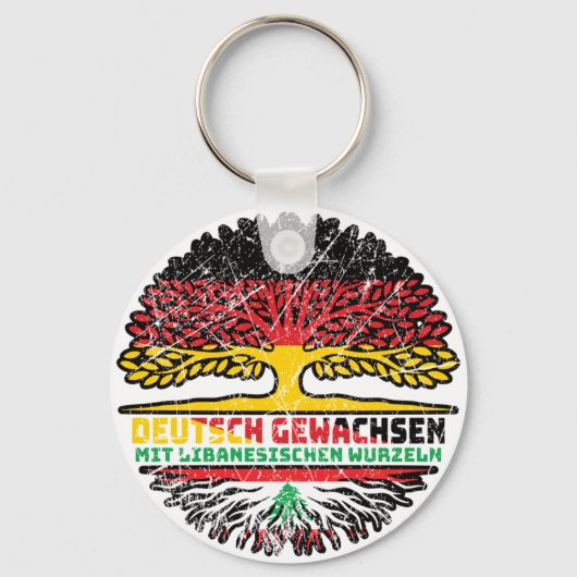 Libanese Duits Boom Sleutelhanger (Voorkant)