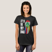 Libanese en Comorese Mix Dna-vlag T-shirt (Voorkant volledig)