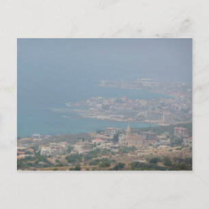 Libanese kust briefkaart