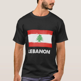 Libanese Libanese vlag T-shirt