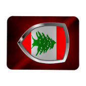 Libanese metallische embleem magneet (Horizontaal)