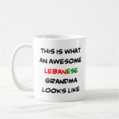 libanese oma , geweldige koffiemok (Links)