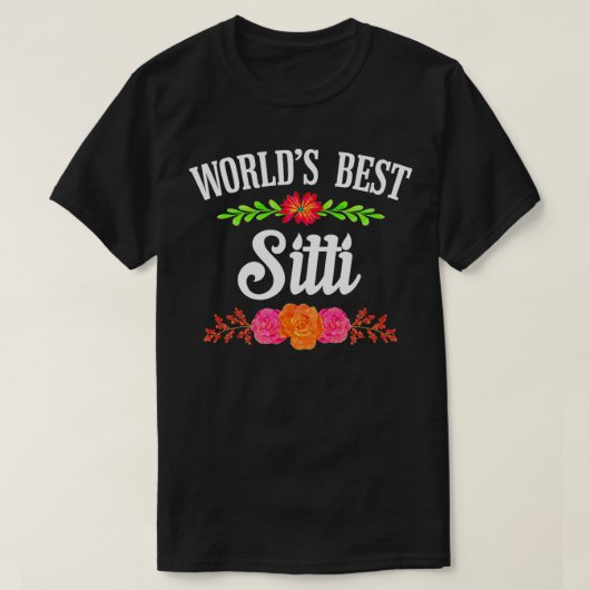 Libanese oma werelden beste sitti t-shirt (Design voorkant)