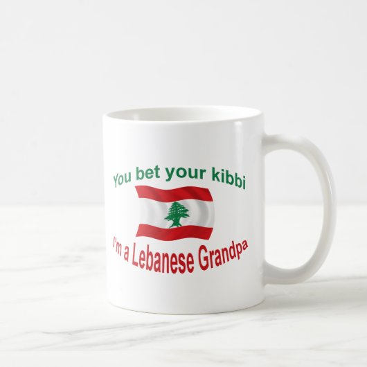 Libanese opa - Verzamel je Kibbi Koffiemok (Rechts)