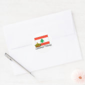 Libanese prinses ronde sticker (Envelop)