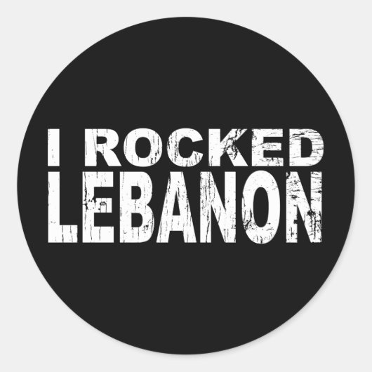 Libanese Sticker (Voorkant)