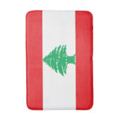 Libanese vlag badmat (Voorkant Verticaal)