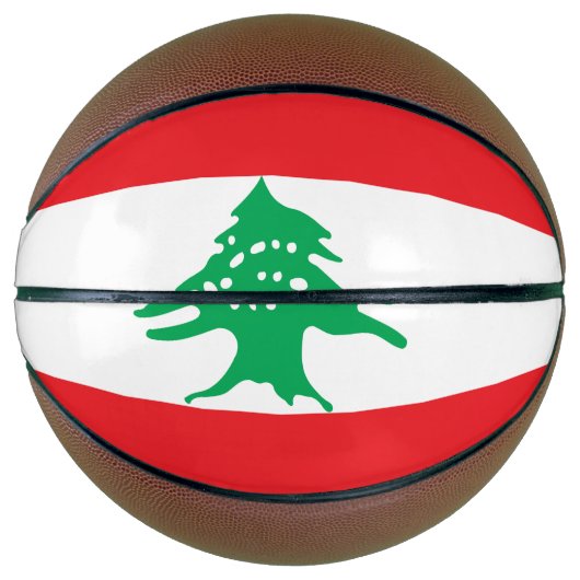 Libanese vlag basketbal (Voorkant)