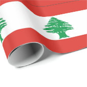 Libanese vlag cadeaupapier (Rol Hoek)